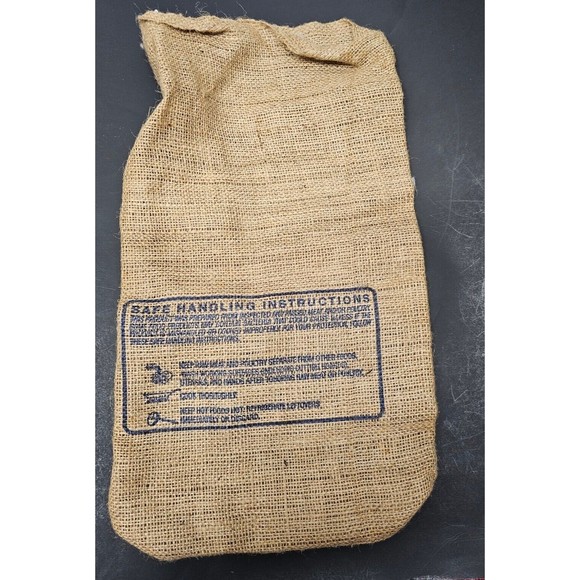 Virginia Bacon Burlap Bag Wallace Edwards And Sons Surrey Virginia - Picture 2 of 5